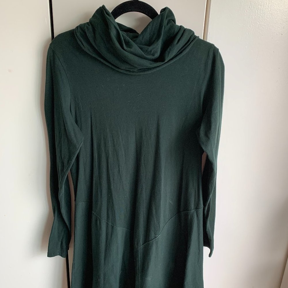 Turtle Neck long sleeve dress